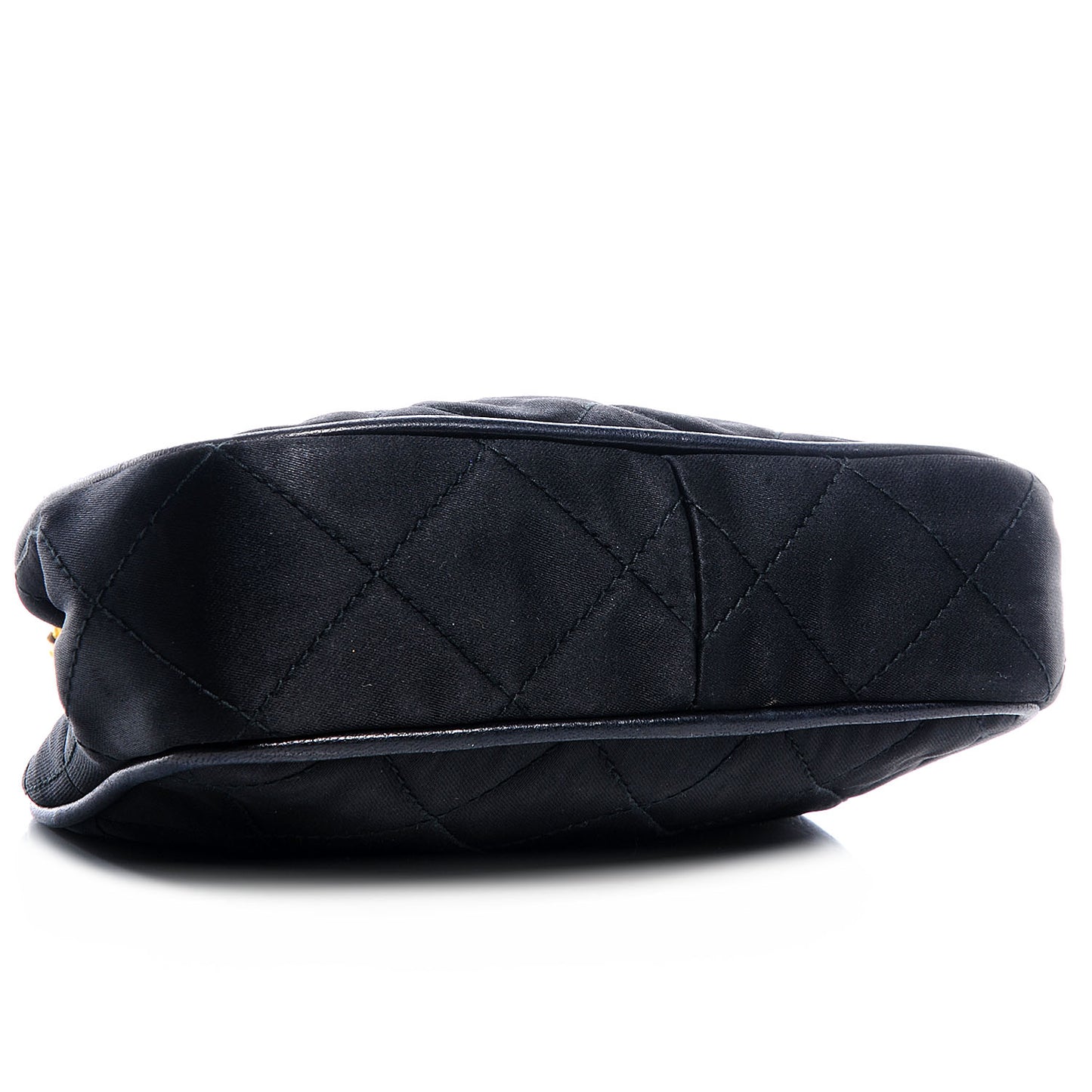 Satin Framed Mini Evening Bag Black