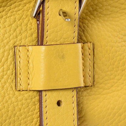 Hermes Taurillon Clemence Sac Purseangle 35 Soleil 9 of 10