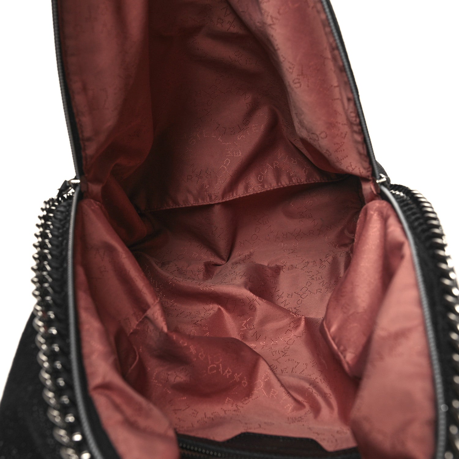 Stella McCartney Shaggy Deer Mini Falabella Backpack Black 5 of 9