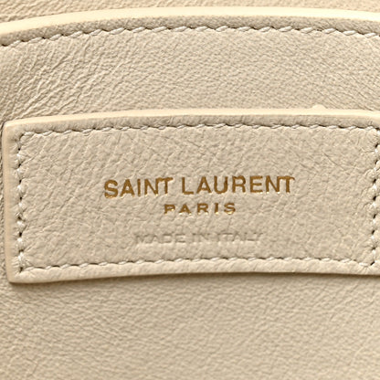 Saint Laurent Smooth Calfskin Manhattan Shoulder Bag Crema Soft 6 of 11