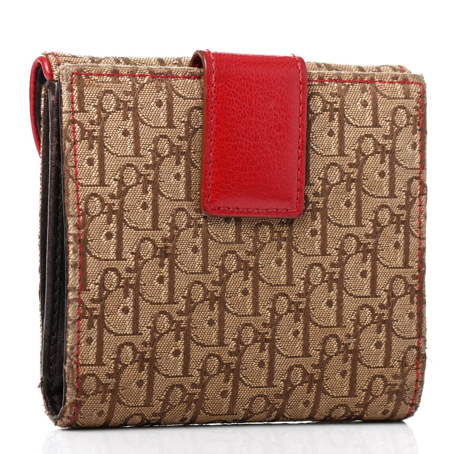 Christian Dior Monogram Rasta Saddle Wallet Beige 2 of 4