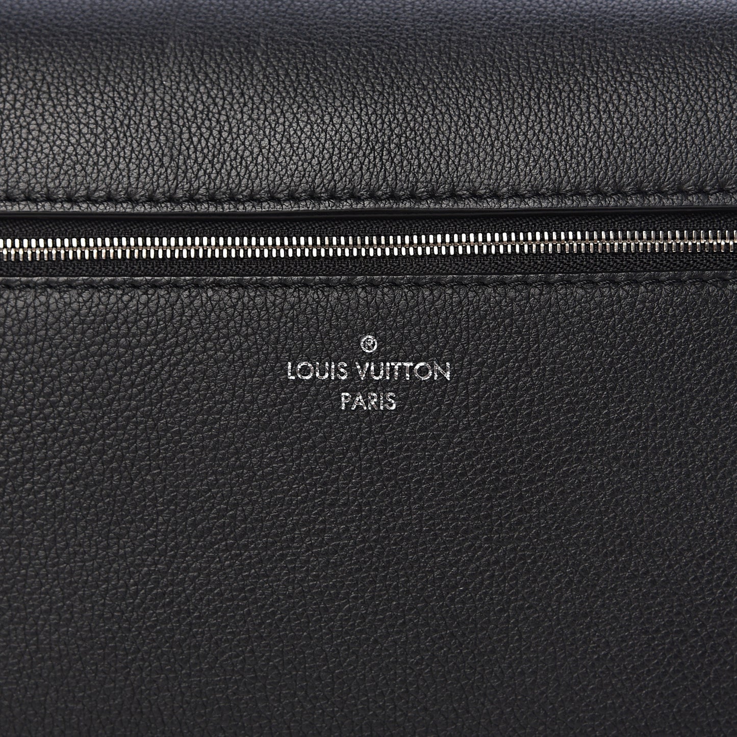 Soft Calfskin My Lockme Top Handle Vanille Black
