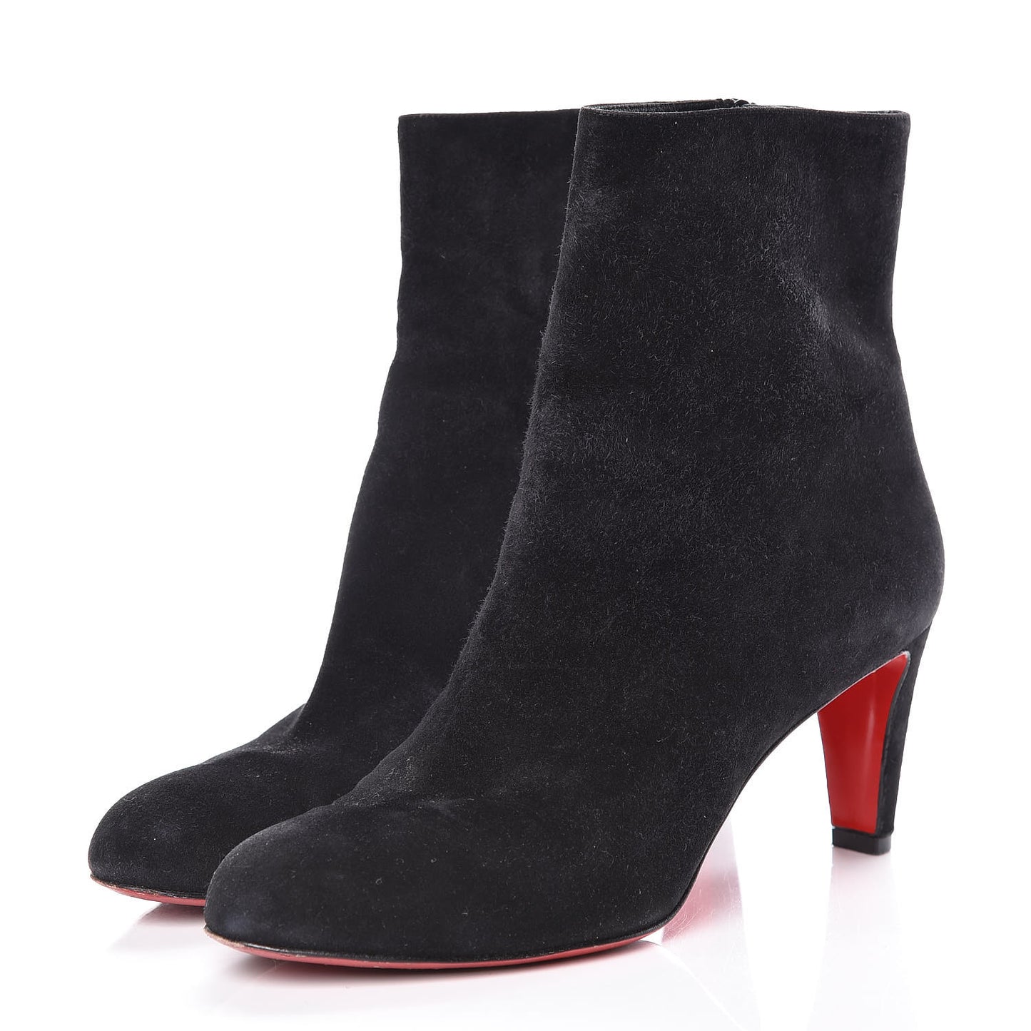 Suede Top 70 Ankle Boots 37.5 Black