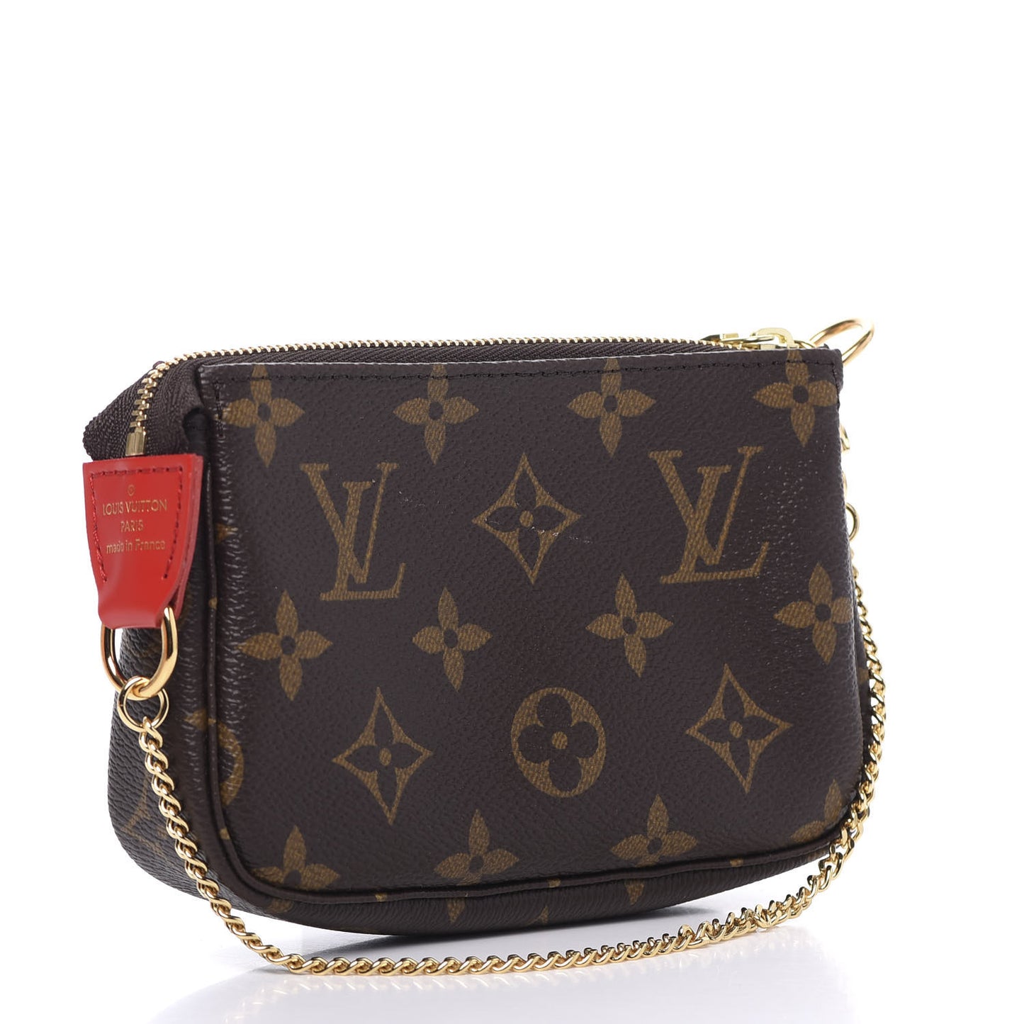 Monogram 2020 Christmas Animation Bumper Cars Mini Pochette Accessories Coquelicot