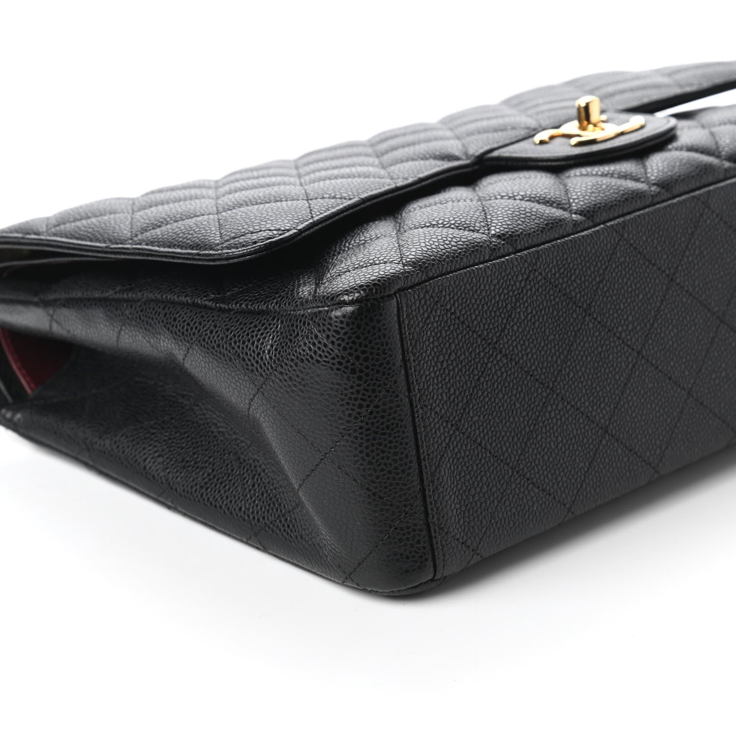 Chanel Caviar Quilted Maxi Double Flap Black 6 of 11