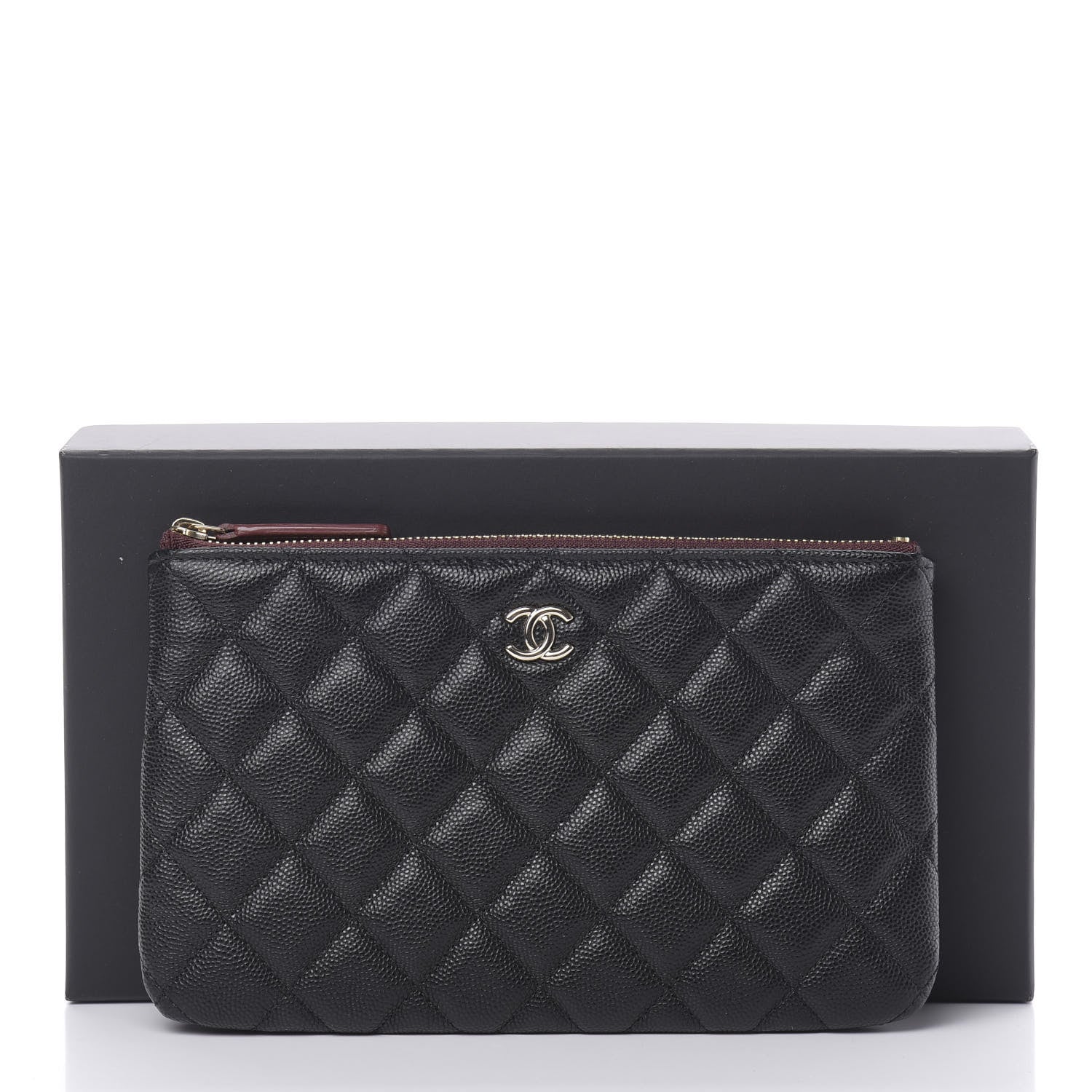 Chanel Caviar Quilted Small Pouch Black 8 of 8