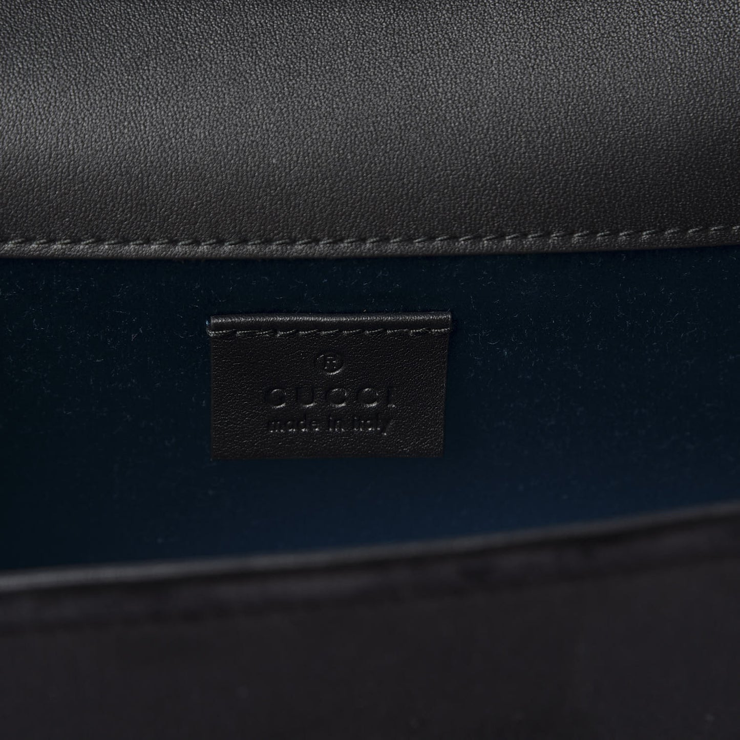 Velvet Crystal Square G Shoulder Bag Black