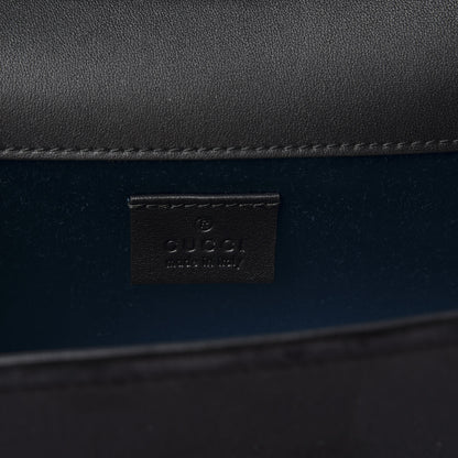 Gucci Velvet Crystal Square G Shoulder Bag Black 7 of 10