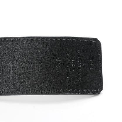 Louis Vuitton Calfskin 40mm LV Initiales Reversible Belt 85 34 Dark Brown Black 4 of 6