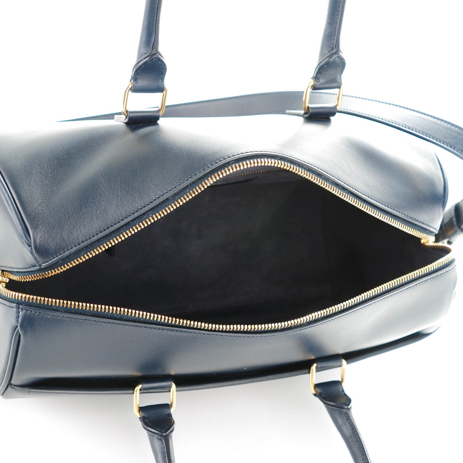 Saint Laurent Calfskin Classic Duffle 6 Blue 5 of 7