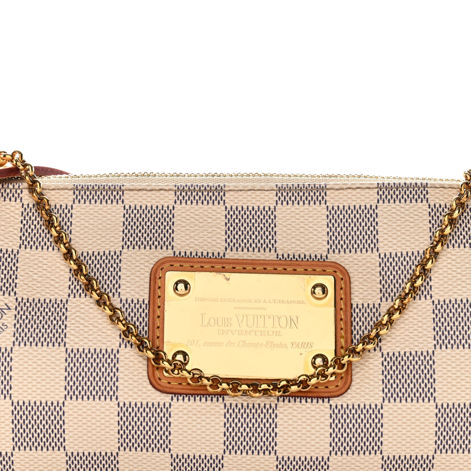 Louis Vuitton Damier Azur Eva Clutch 8 of 13