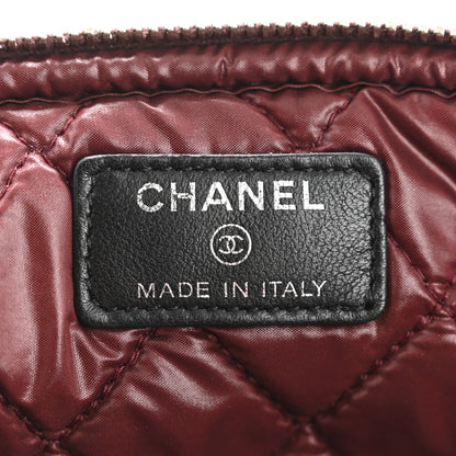 Chanel Lambskin Quilted Cosmetic Case Black 6 of 10