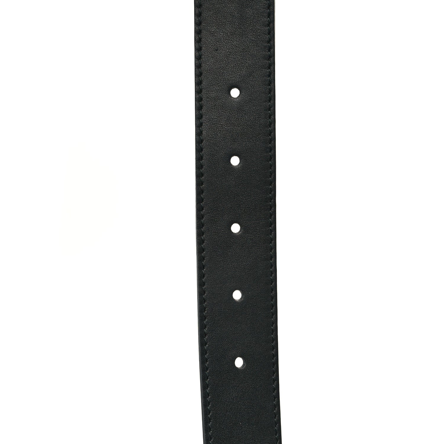Gucci Calfskin Crystal Interlocking G Belt 105 42 Black 4 of 8