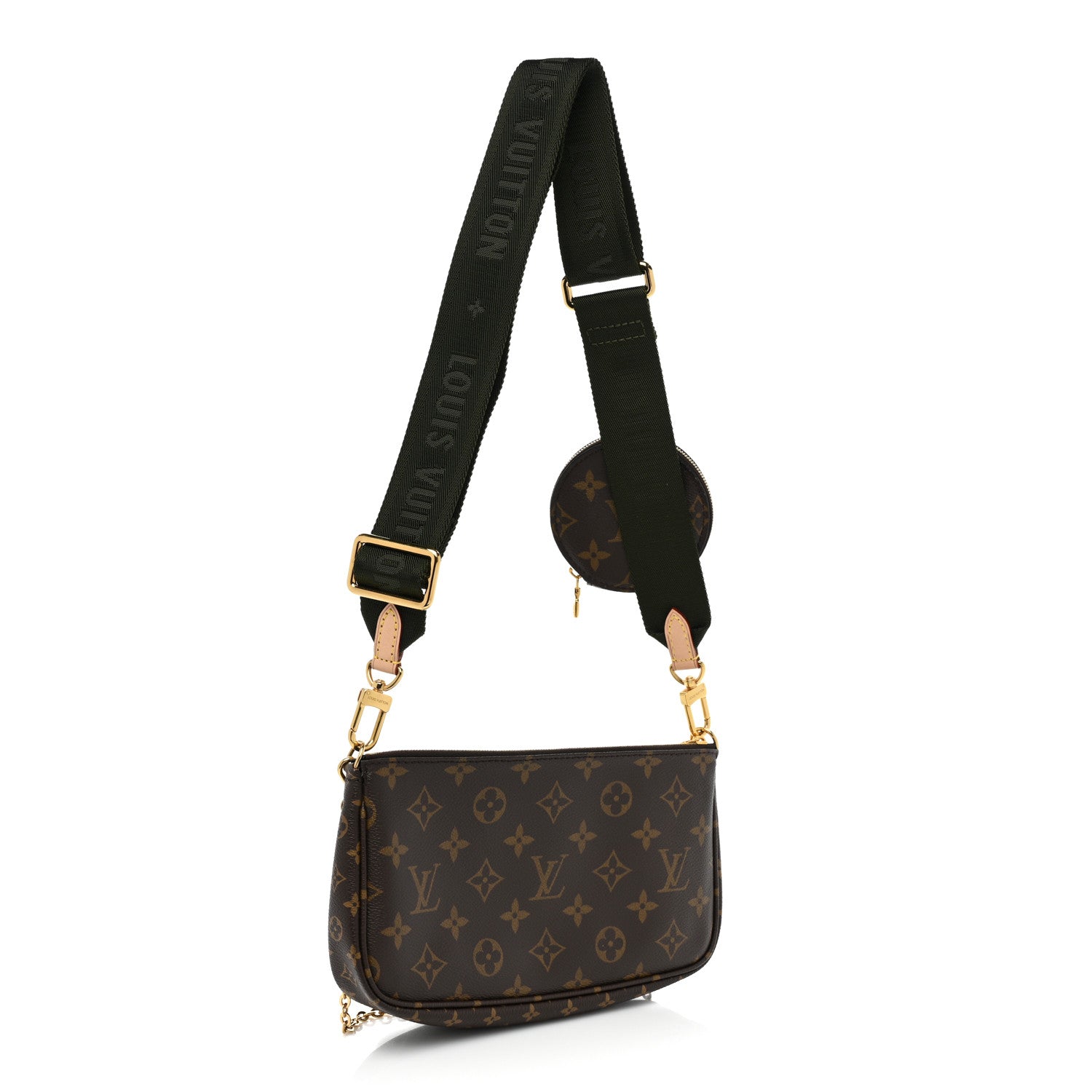 Louis Vuitton Monogram Multi Pochette Accessories Kaki 3 of 14