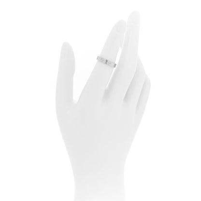 Cartier 18K White Gold 3.5mm LOVE Wedding Band Ring 50 5.25 2 of 4