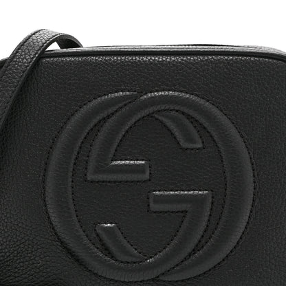 Gucci Pebbled Calfskin Small Soho Disco Bag Black 9 of 11