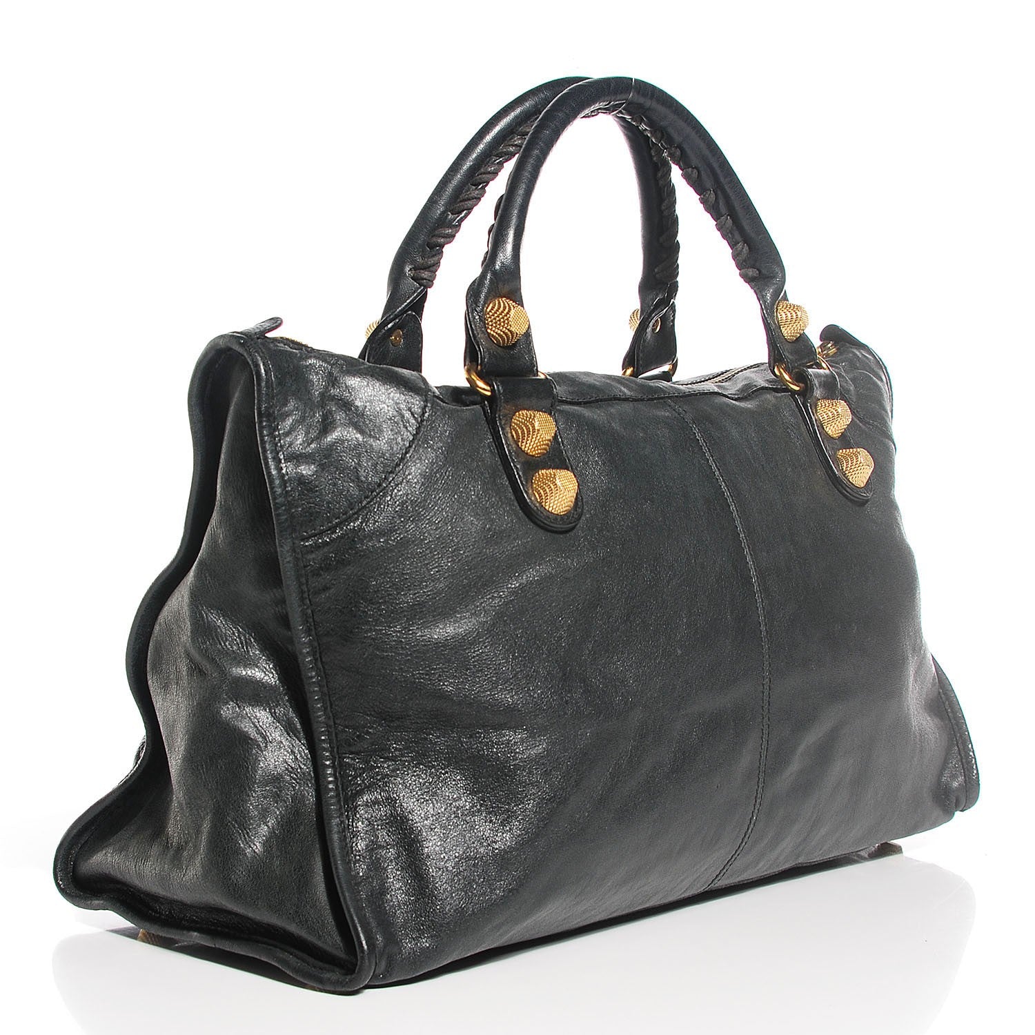 Balenciaga Chevre Giant 21 Gold Hardware Work Dark Night 3 of 14