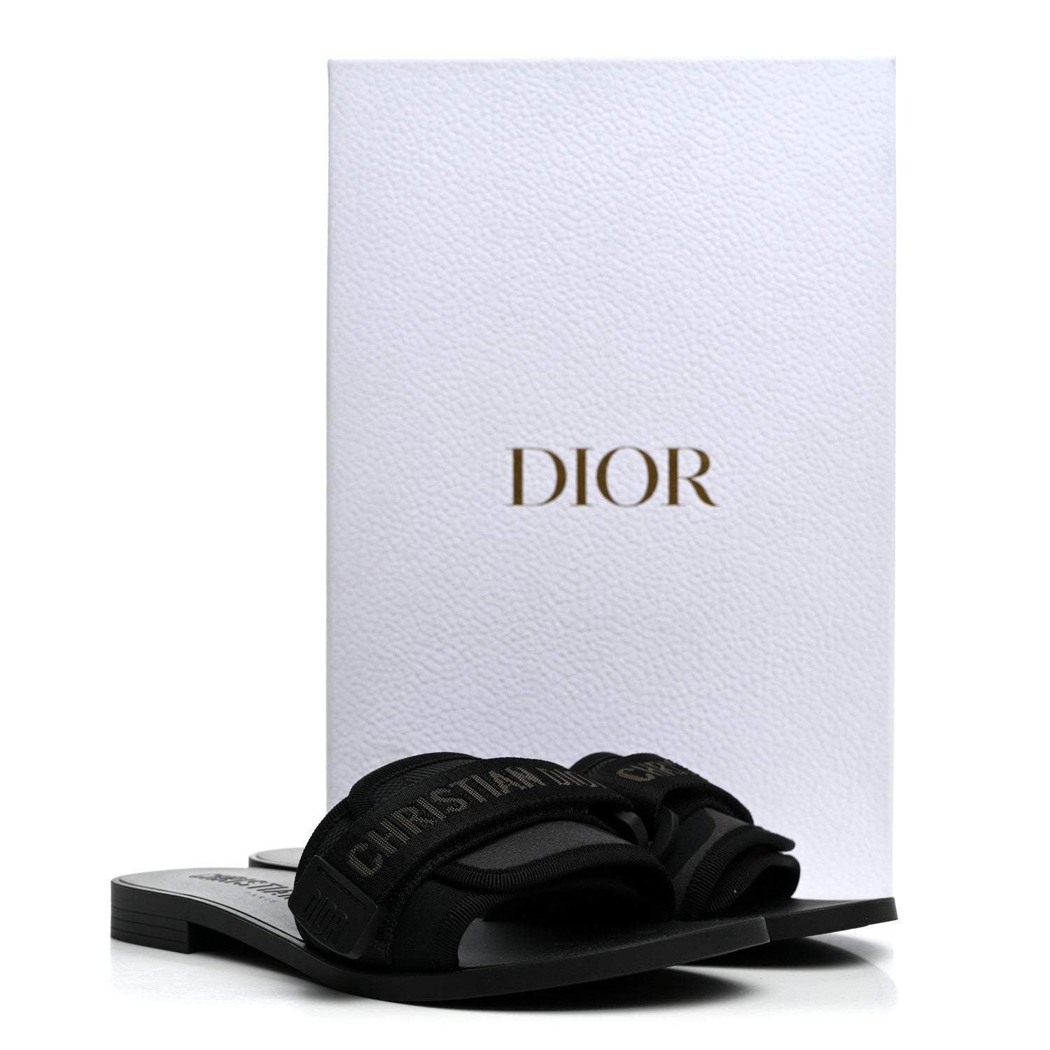 Christian Dior Technical Stretch Fabric Camouflage Dio(r)evolution Slide Sandals 36 Black Military 10 of 10