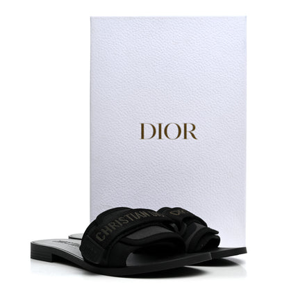 Christian Dior Technical Stretch Fabric Camouflage Dio(r)evolution Slide Sandals 36 Black Military 10 of 10