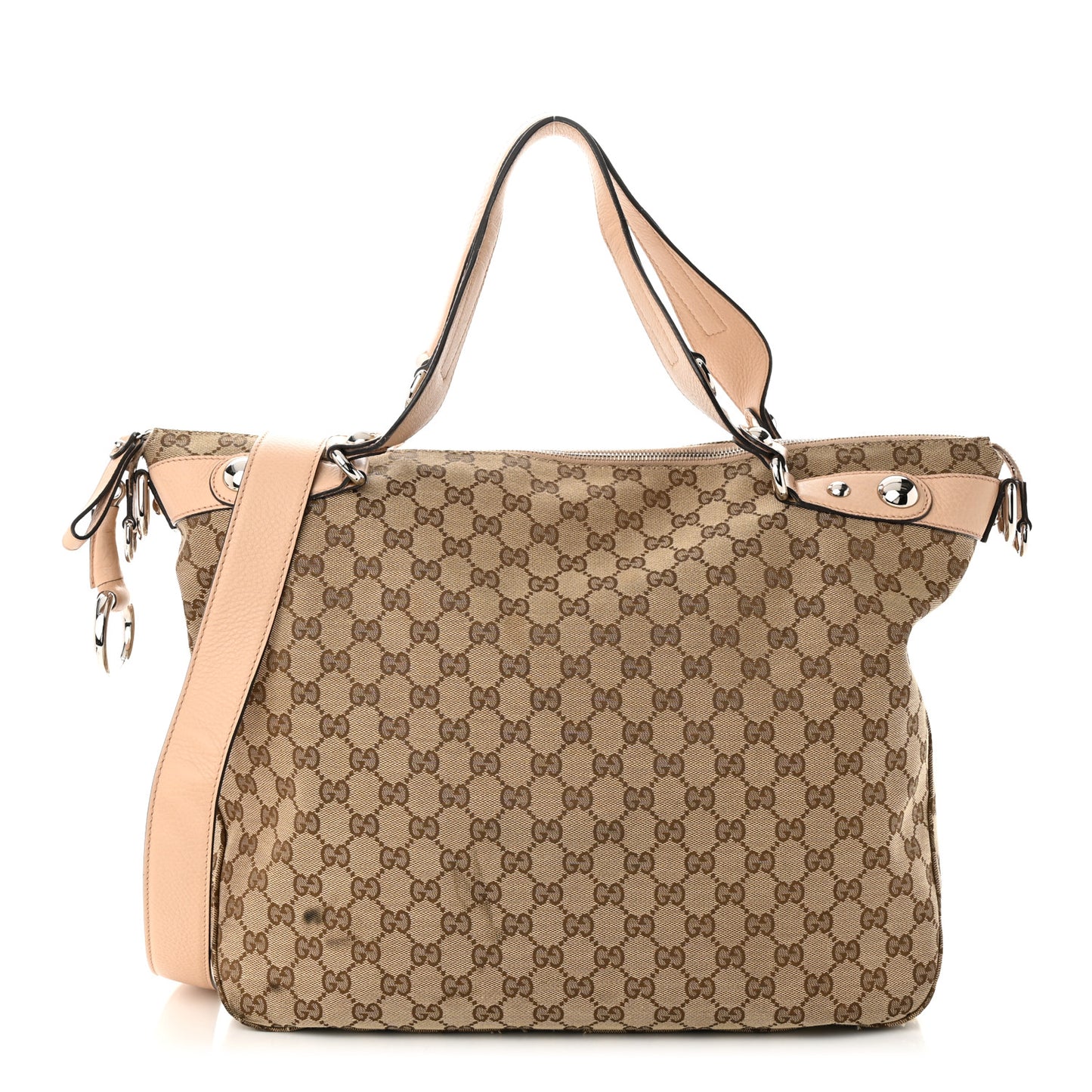 Monogram Large Icon Bit Hobo Tan