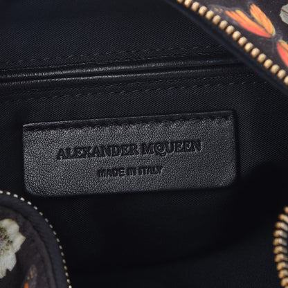 Alexander McQueen Silk Obsessions De Manta Clutch Black 6 of 7