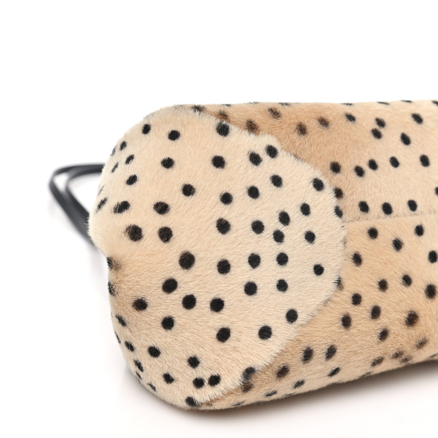 Chanel Pony Hair Cheetah Print Pretty CC Clutch With Strap Light Beige Black 9 of 11