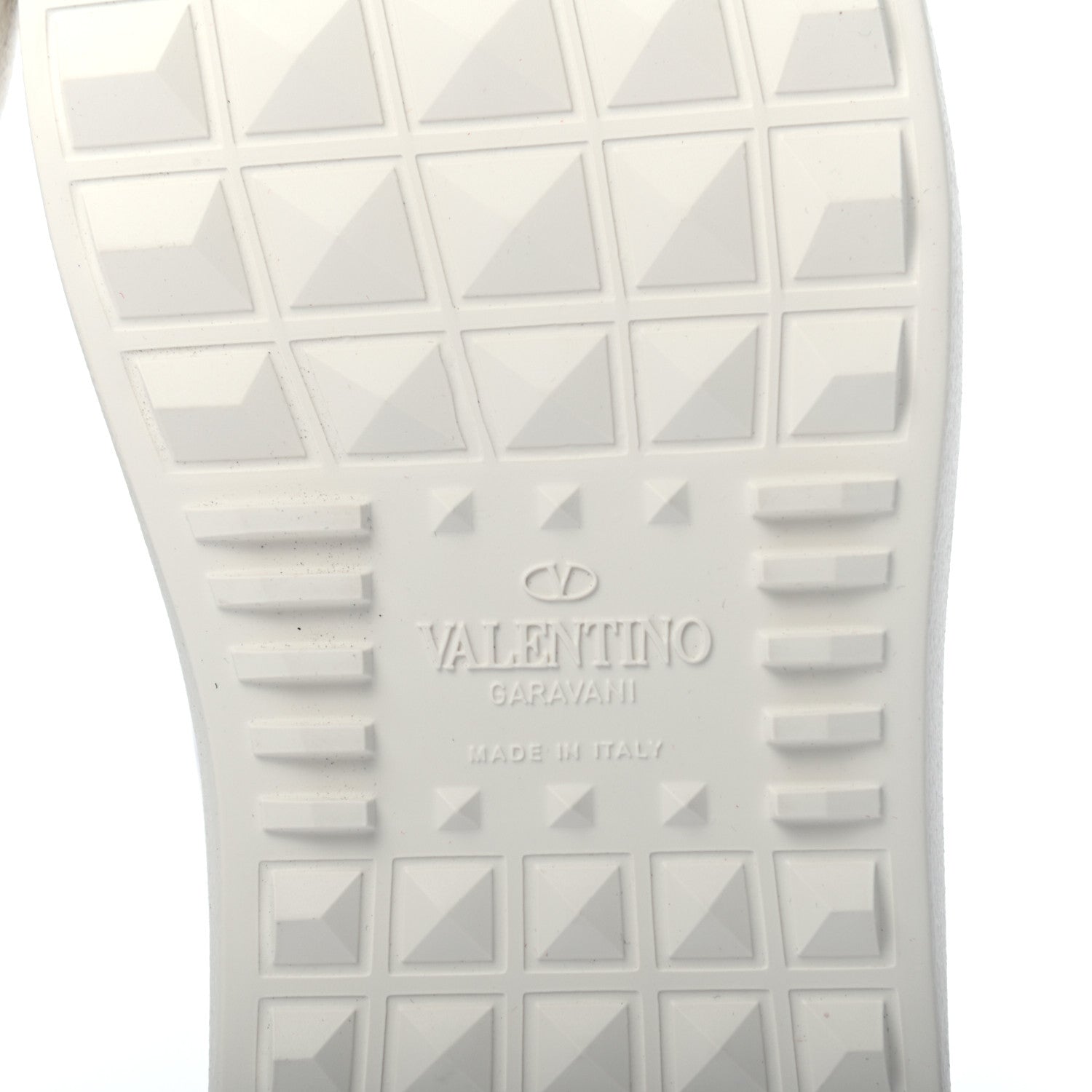 Valentino Garavani Calfskin Womens Rockstud Open Sneakers 36 White Niagara 6 of 8