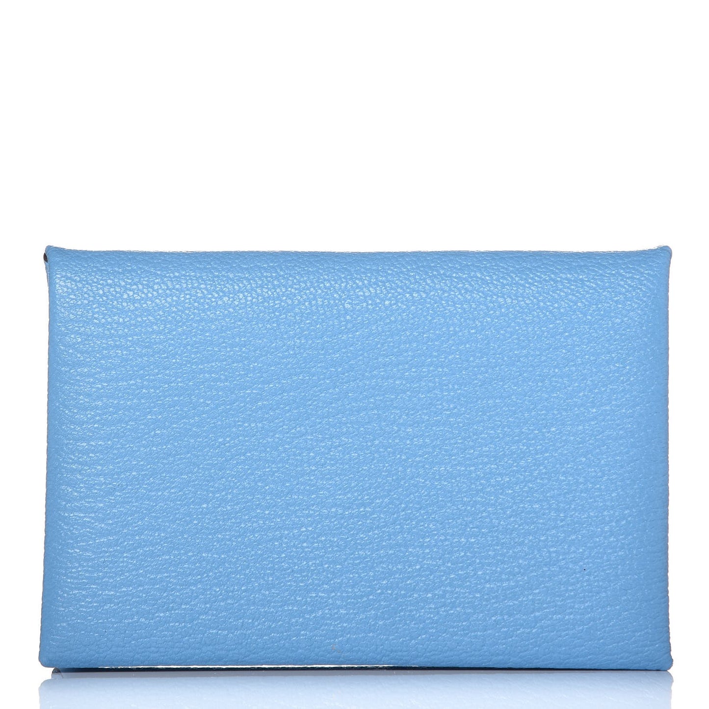 Chevre Mysore Calvi Card Case Bleu Celeste