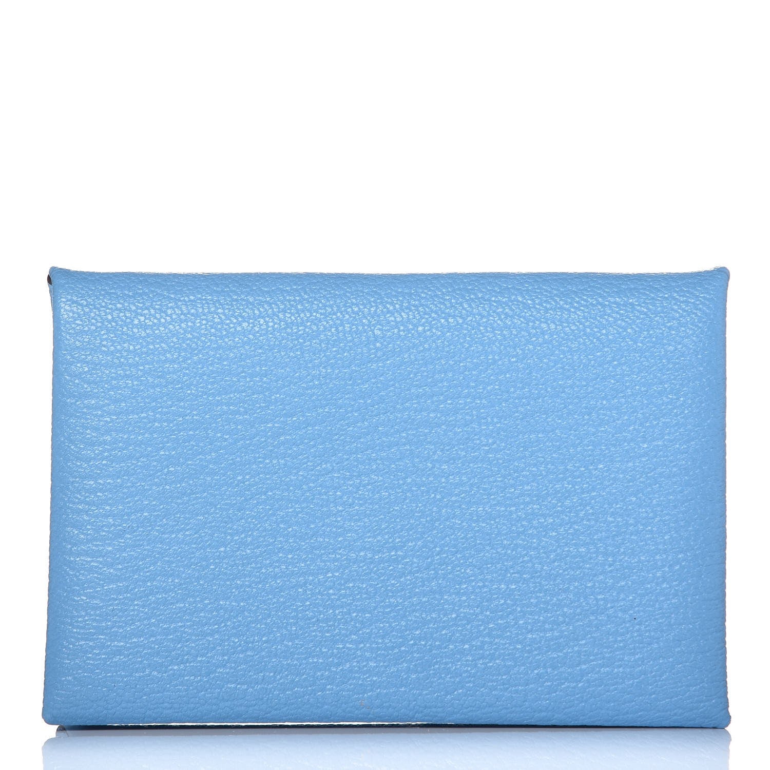 Hermes Chevre Mysore Calvi Card Case Bleu Celeste 1 of 8