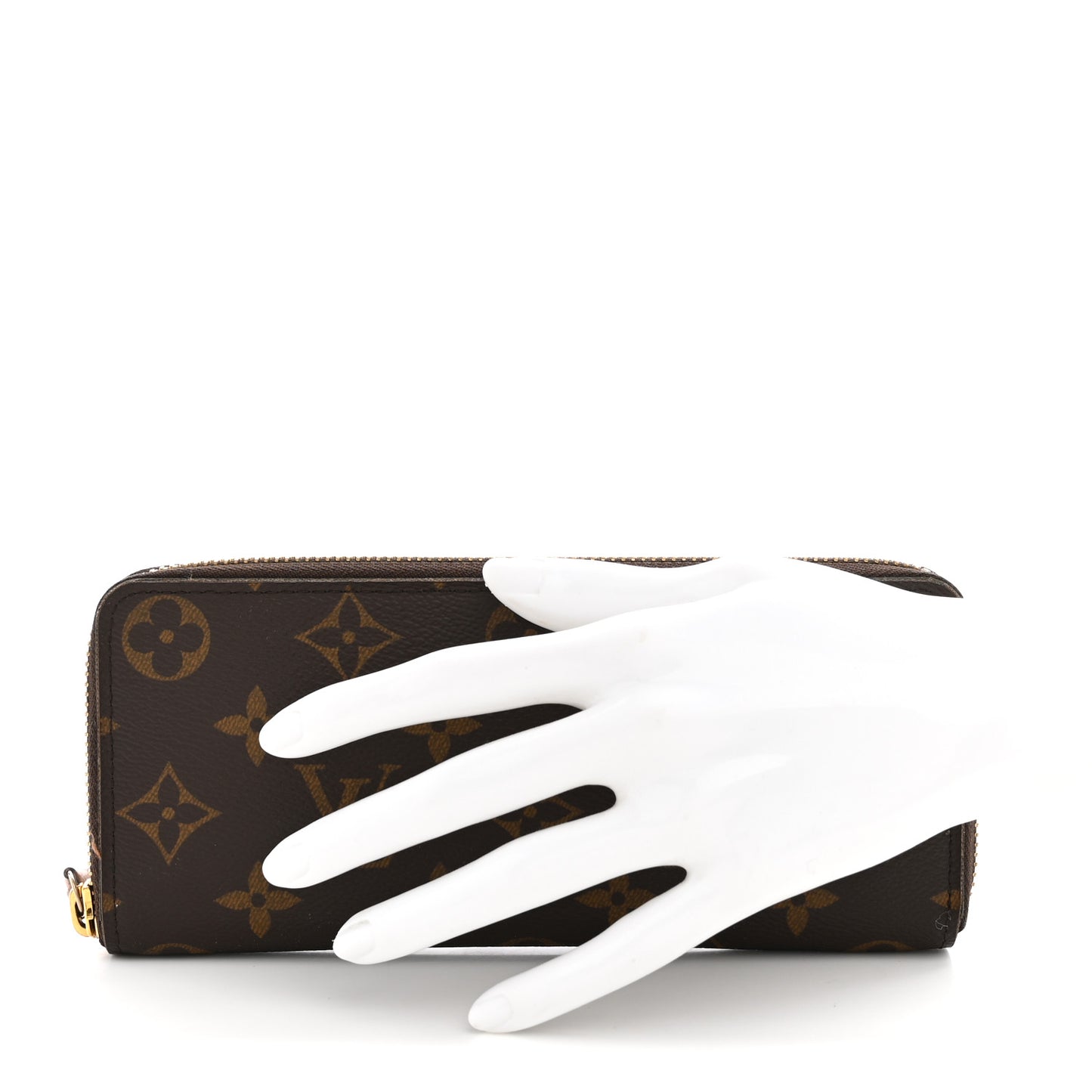 Monogram Clemence Wallet Rose Ballerine