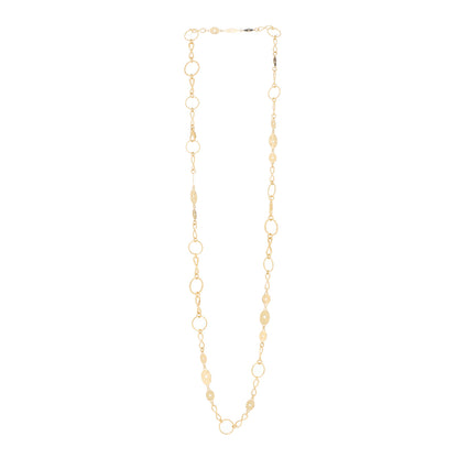 John Hardy 18K Yellow Gold Kali Round Link Infinity Necklace 4 of 5