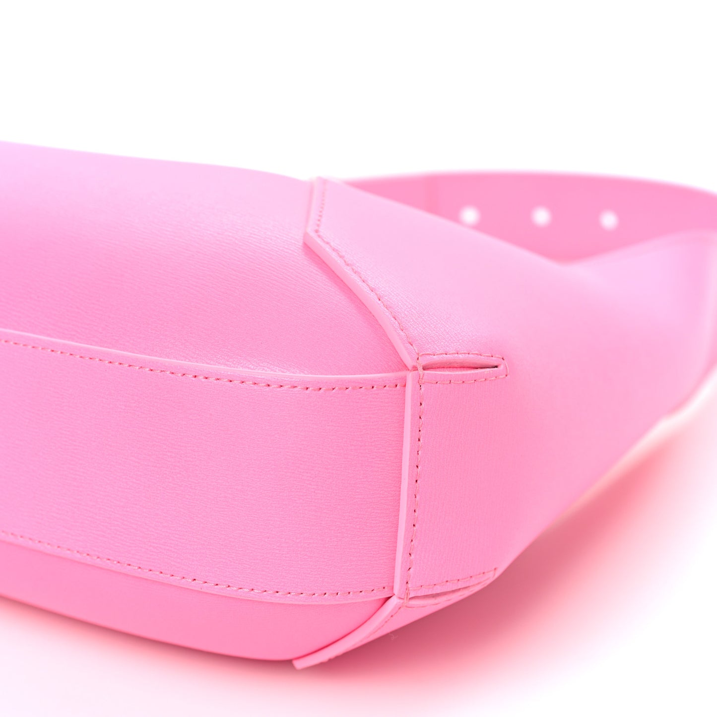 Smooth Calfskin Jeweled Hobo Bag Fluo Pink