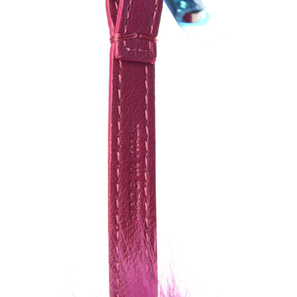 Fendi Fox Fur Shiny Nappa Bi-Color P ABCharm Bag Charm Fucsia Giallo Ciclamino 3 of 4