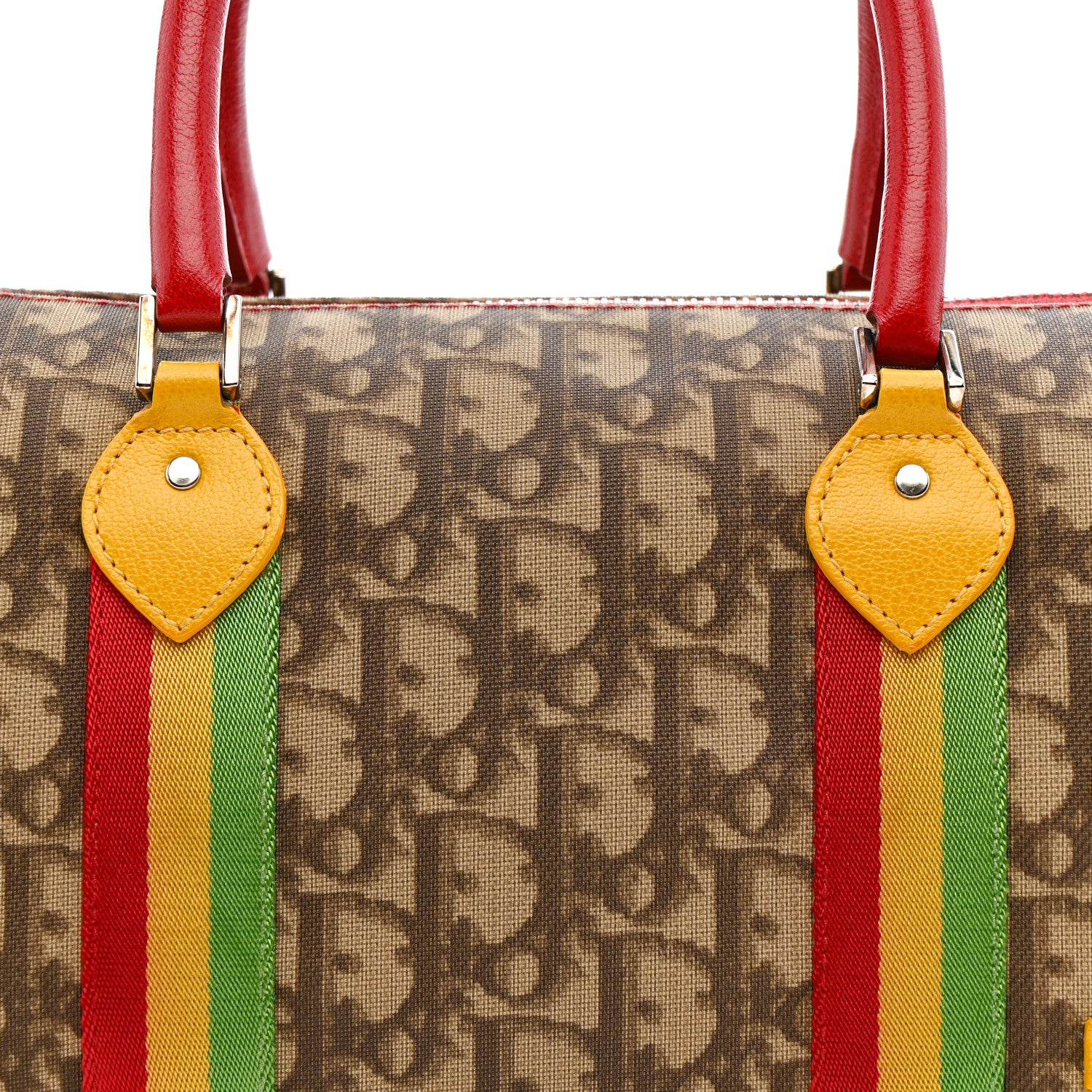 Christian Dior Monogram Rasta Boston Beige 8 of 18