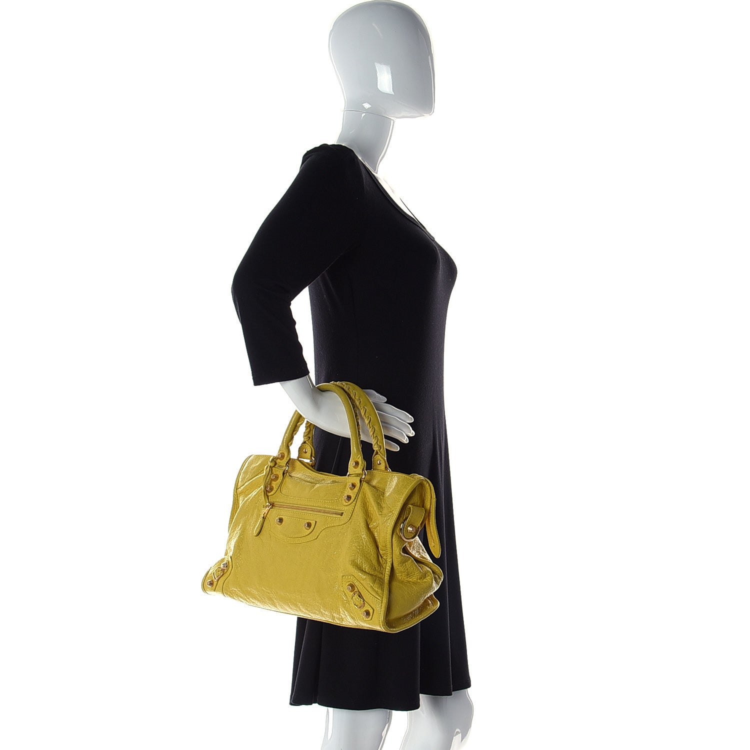 Balenciaga Agneau Giant 12 Gold Hardware City Curry 2 of 11