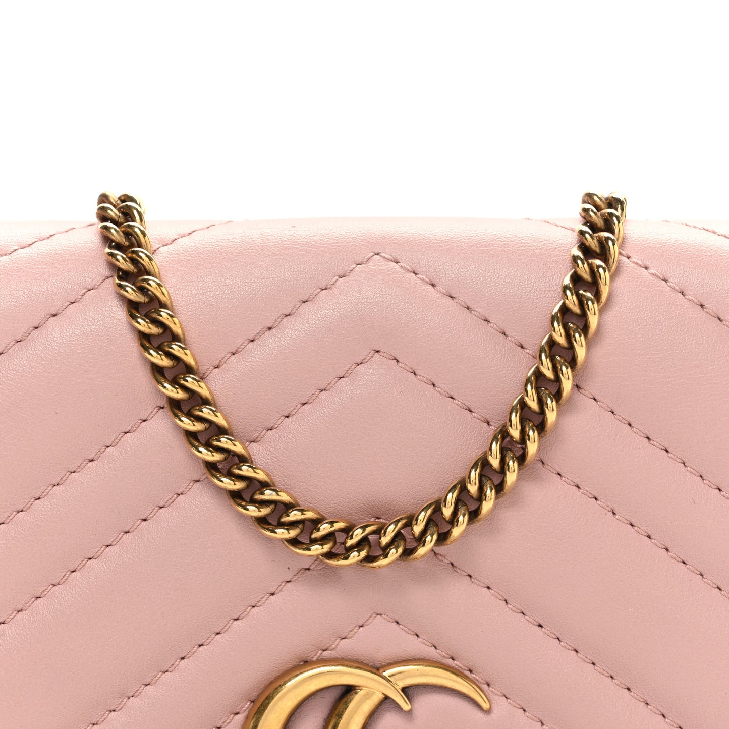 Calfskin Matelasse GG Marmont Mini Bag  Perfect Pink