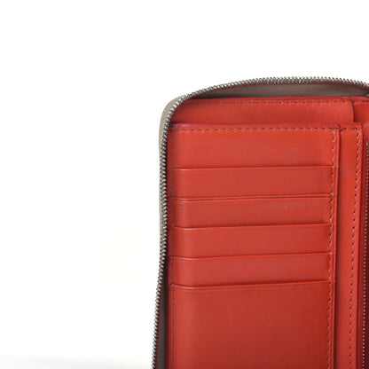 Celine Drummed Calfskin Zip Around Organizer Wallet Dune 11 of 20
