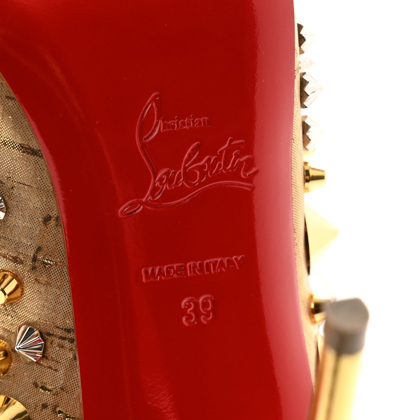 Liege Pepite Specchio So Full Kate 100 Ankle Boots 39 Gold Multicolor
