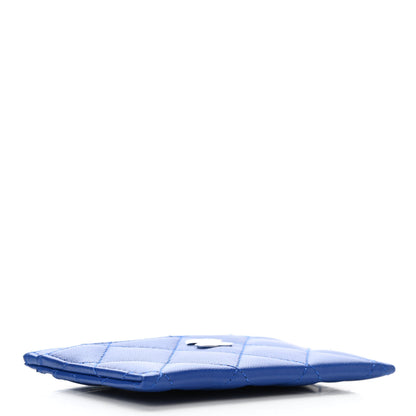 Chanel Lambskin Quilted Card Holder Blue 4 of 8