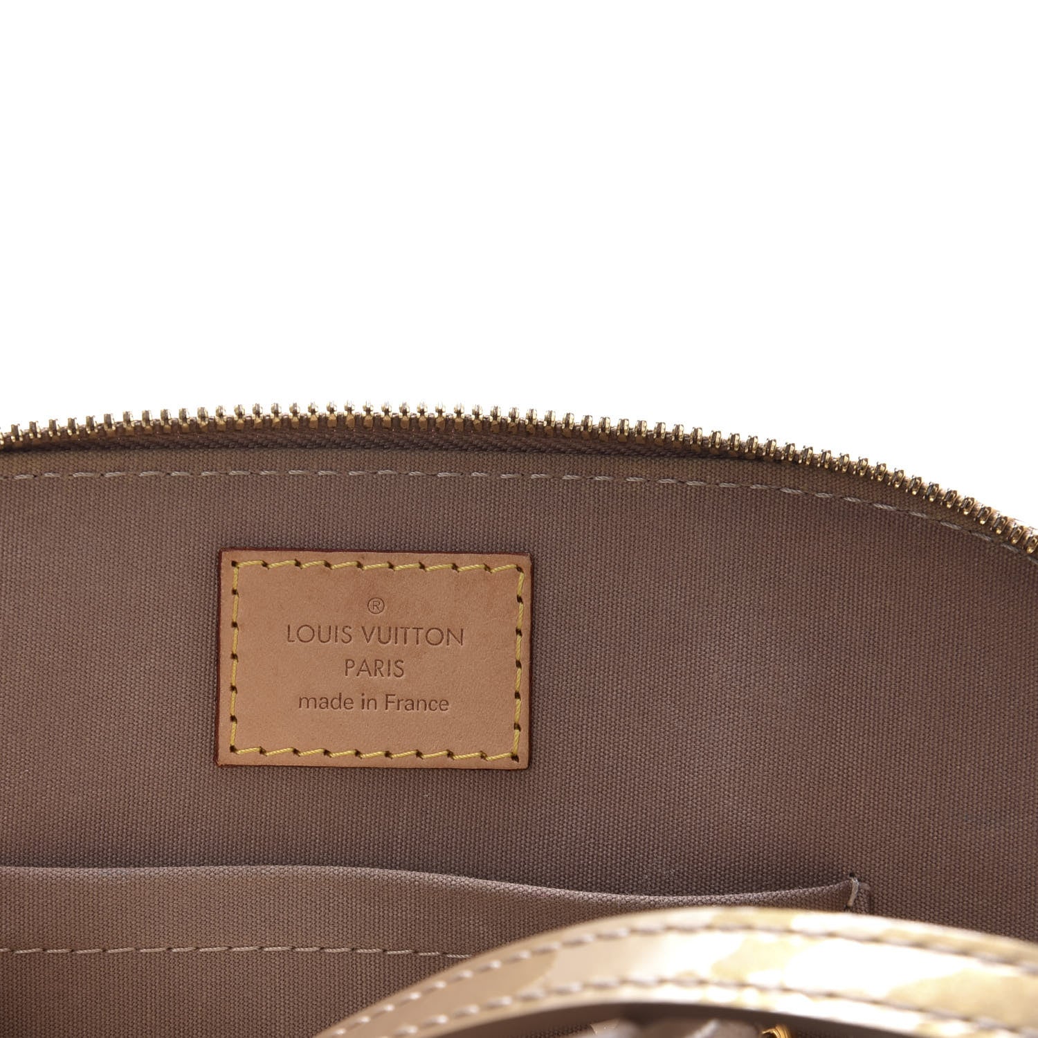 Louis Vuitton Vernis Alma BB Beige Poudre 7 of 10