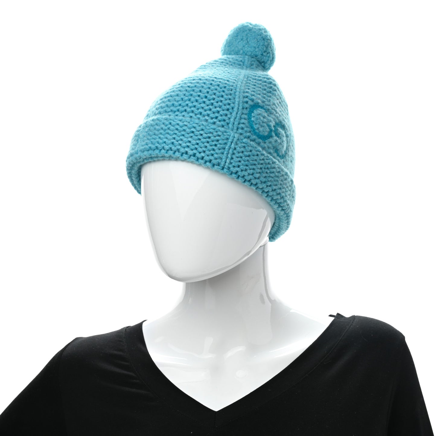 Wool Knit Sus J Kids Beanie Hat L Bluette