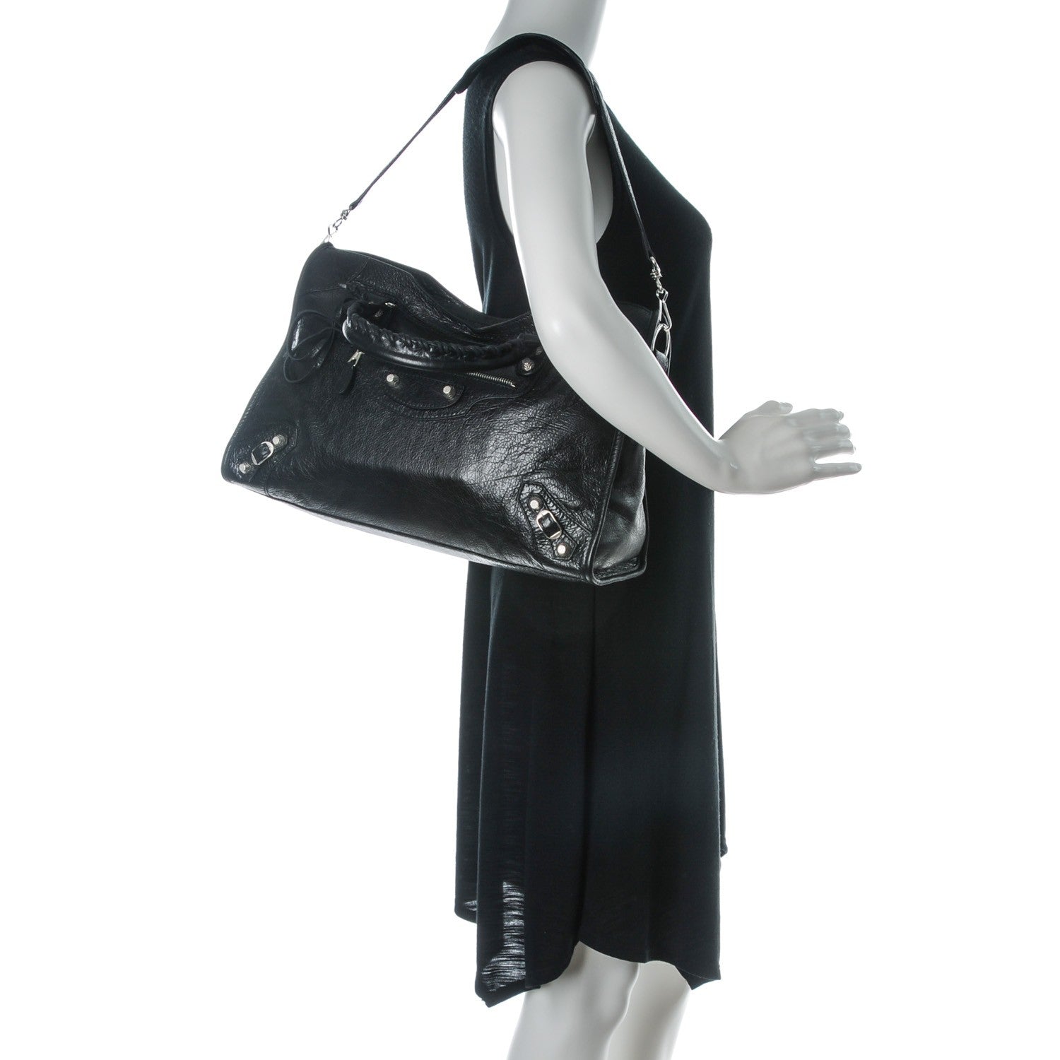 Balenciaga Agneau Giant 12 Silver Hardware City Black 2 of 8