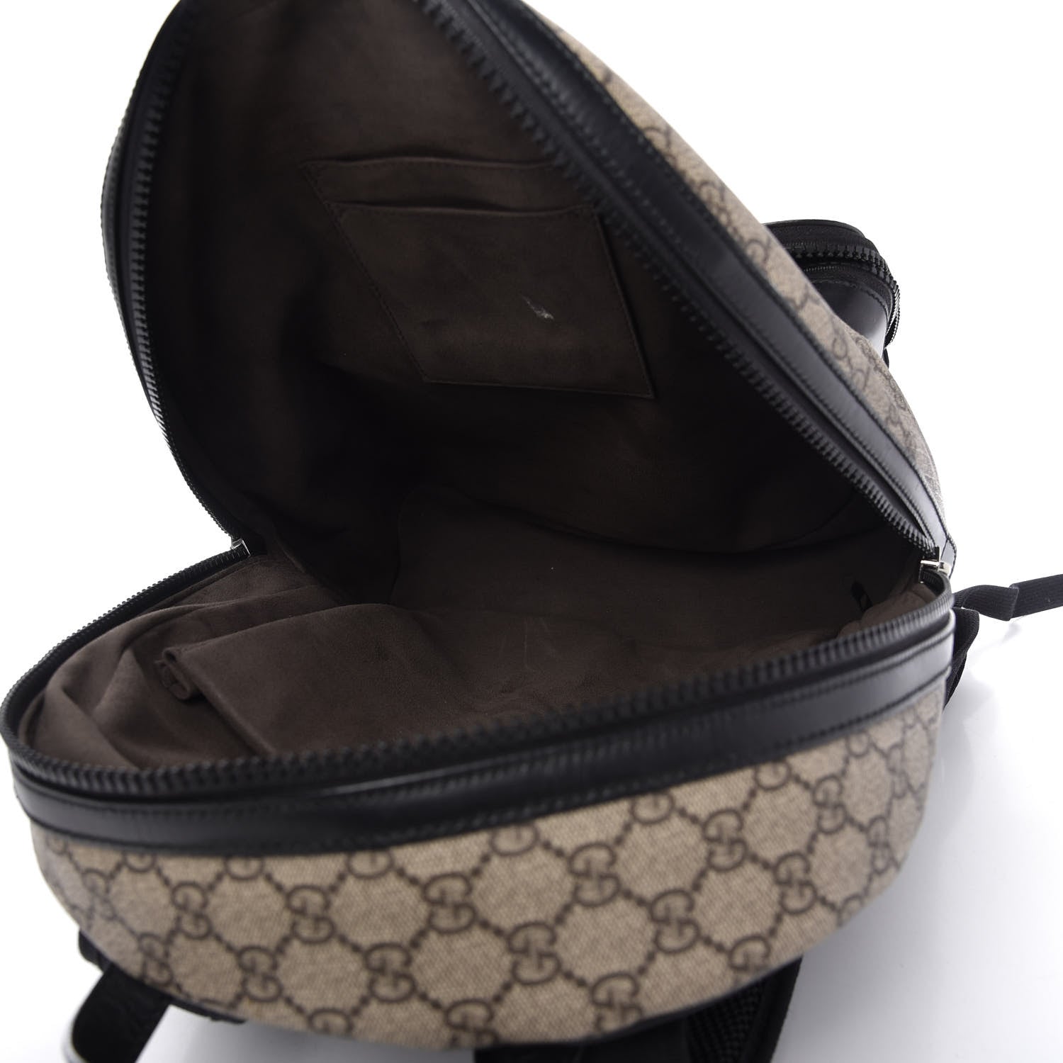 Gucci GG Supreme Monogram Medium Backpack Black 5 of 10