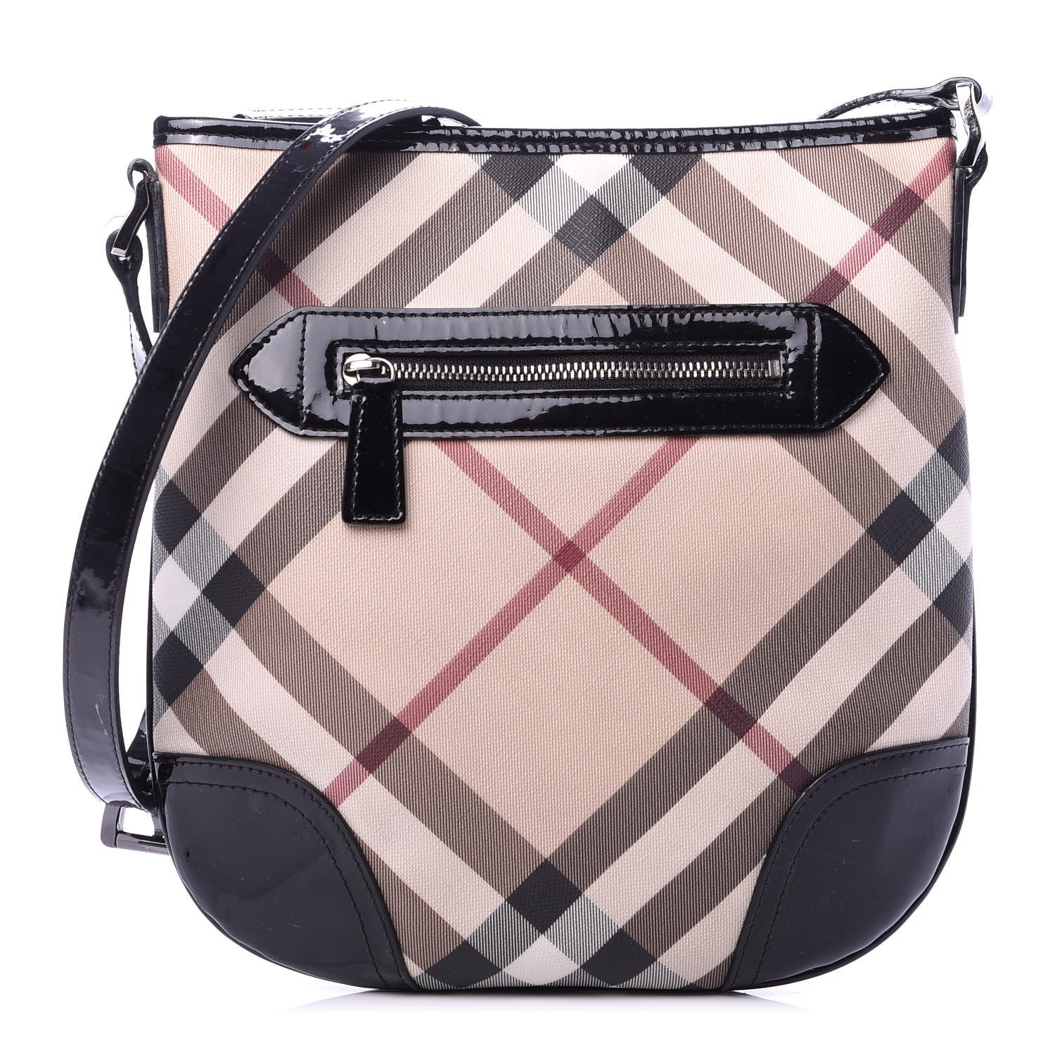 Burberry Supernova Check Small Dryden Crossbody Bag Black 1 of 10