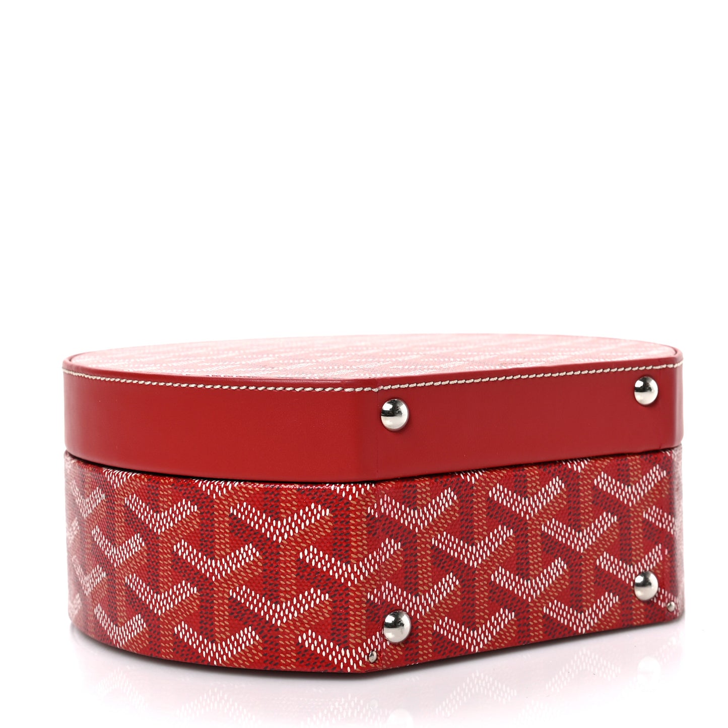 Goyardine Alto Hatbox Red