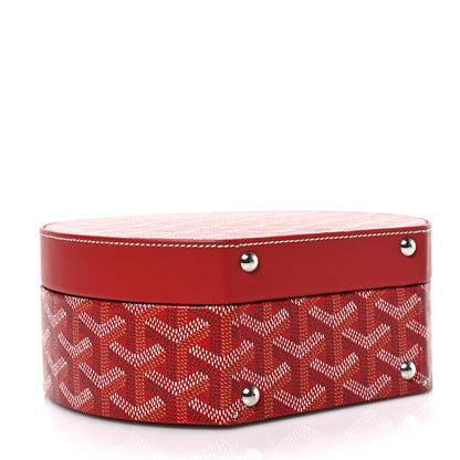 Goyard Goyardine Alto Hatbox Red 4 of 9