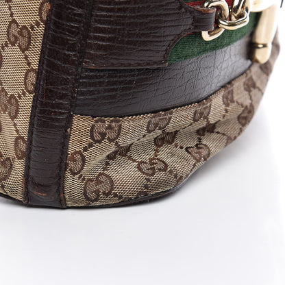 Gucci Monogram Medium Hasler Tote Dark Brown 21 of 24