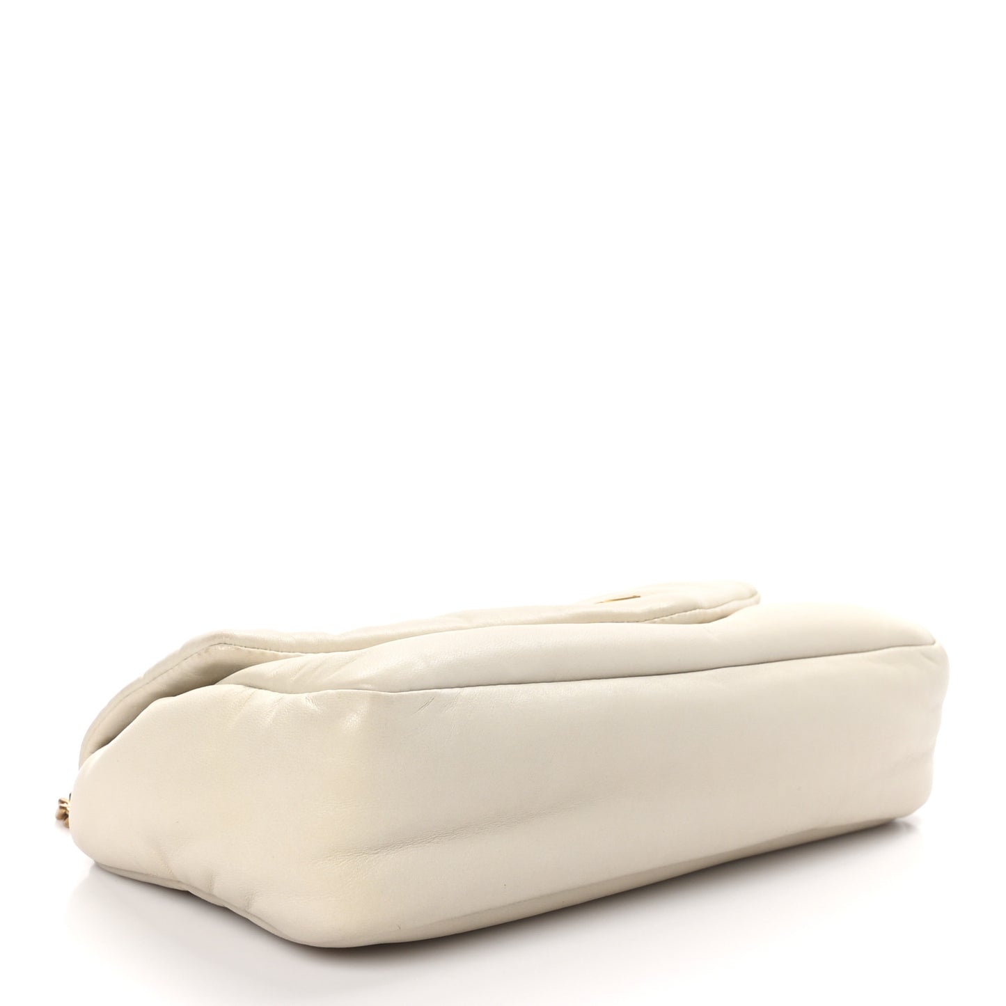 Plunged Lambskin Calypso Blanc Vintage