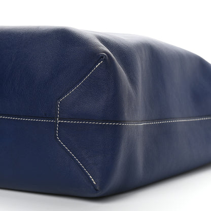 Hermes Veau Sikkim Double Sens 45 Tote Bleu Sapphire Paradis 15 of 18