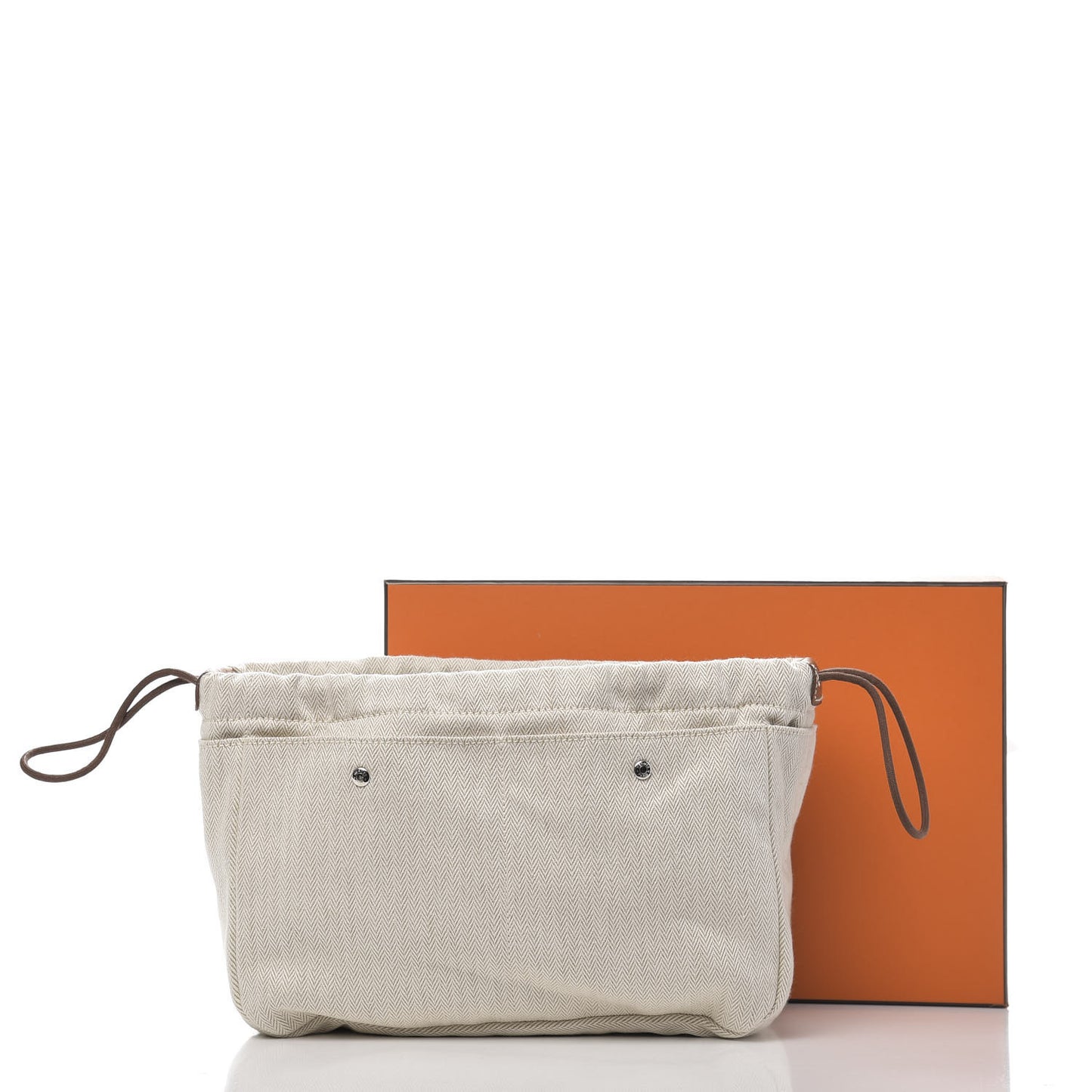 Canvas Barenia Fourbi 25 MM Pouch Naturel Fauve